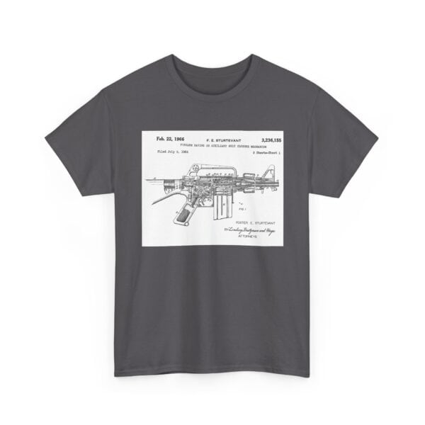 Blueprint of the AR - The 1966 Sturtevant Patent T-Shirt - Where Precision Meets Heritage. - Image 10