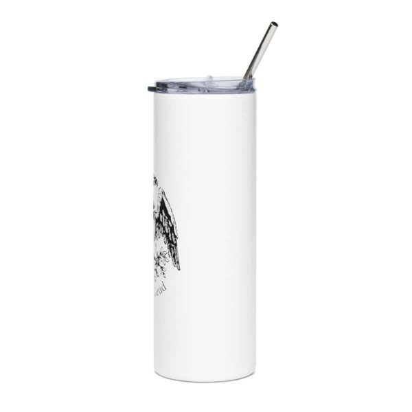 Powder & Lead Eagle Stainless Steel Tumbler (20 oz):  Heritage Meets Heat Retention - The Spirit of American Grit in Every Sip. - Image 4