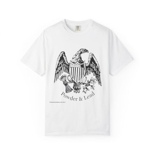 Powder & Lead "Eagle Emblem" T-Shirt – Strength, Heritage, and Precision in Every Thread - Image 4