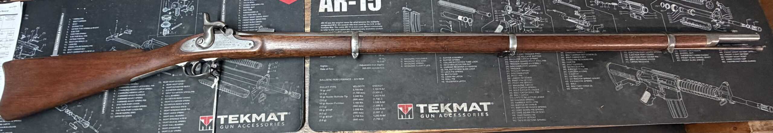 Lamson, Goodnow & Yale Special Model 1861 rifle-musket, lock dated 1864