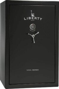 best gun safes - Liberty Safe USA series gun safe with 60-minute fire protection