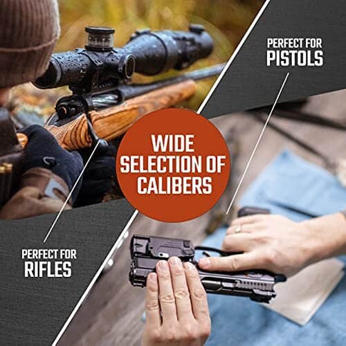 Snake Rifle Rope Cleaner Ultimate Rifle Build Gun Snake - Reusable and Compact Gun Cleaning Rope ...