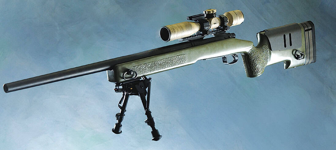 USMC M40A3 sniper rifle based on the Remington 700 action
