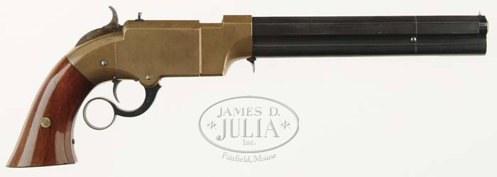 Volcanic Repeating Arms No. 2 Navy pistol serial number 1442 in near-factory-new condition