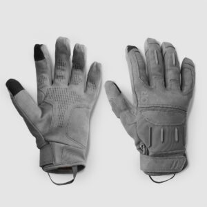 Outdoor Research Ironsight II tactical shooting gloves in wolf grey
