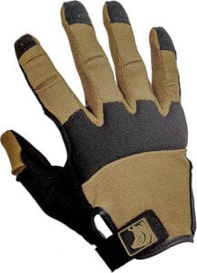 PIG Full Dexterity Tactical Alpha shooting gloves in coyote