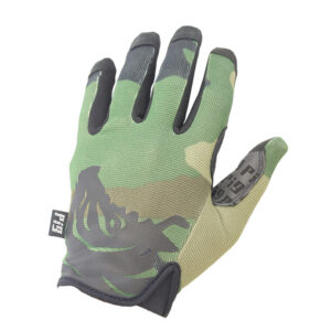 PIG Full Dexterity Tactical Delta leather utility gloves in woodland
