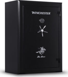 Winchester Big Daddy gun safe with 11-gauge steel body and 90-minute fire rating