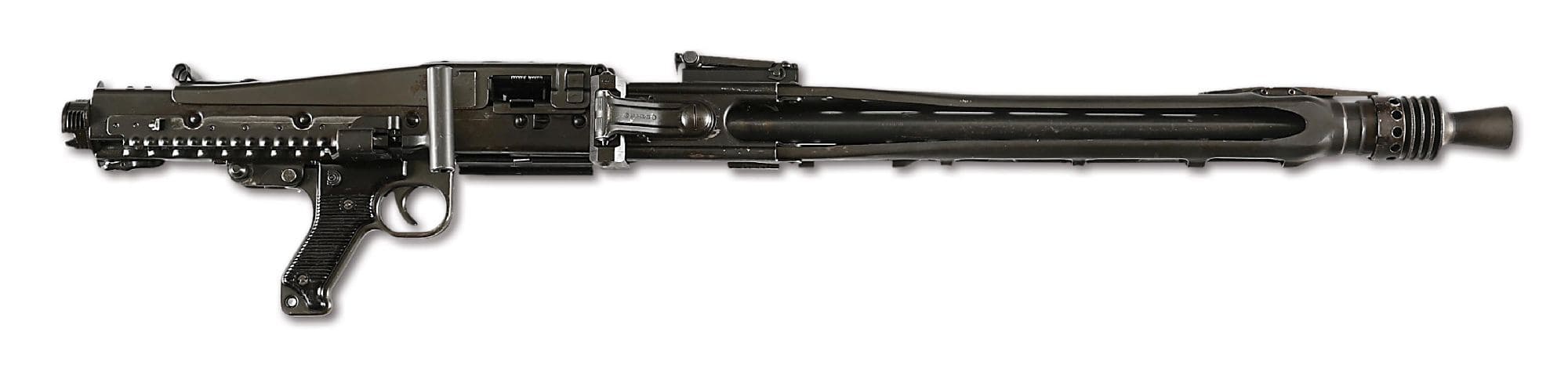 Very early Rheinmetal MG42/59 machine gun, serial 61-00001, imported by Cadillac Gage — Morphy’s December 2025 firearms auction NFA lot