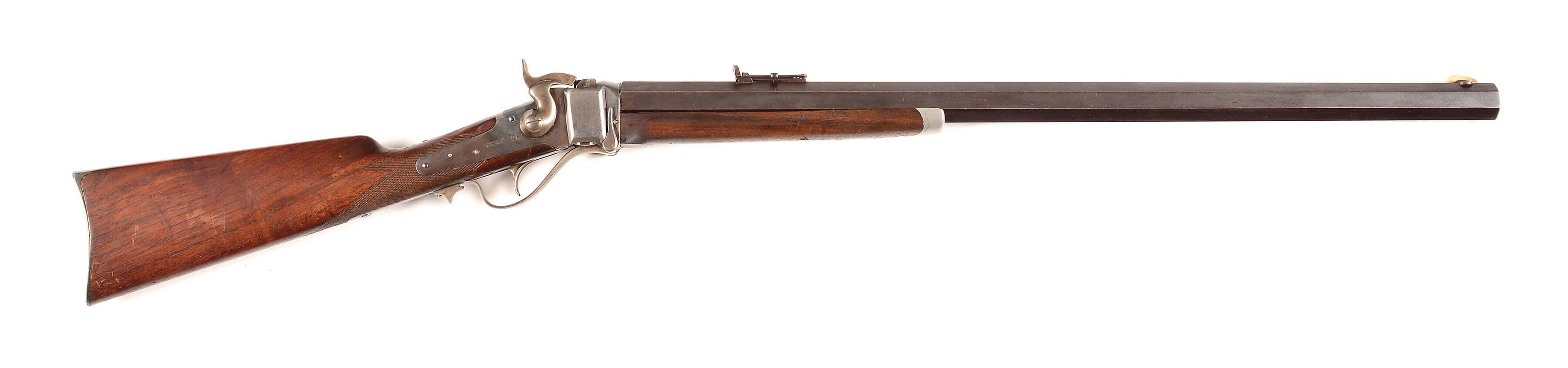 Walter Cooper conversion of Sharps Model 1863 percussion to centerfire 1872 antique original Sharps Rifle