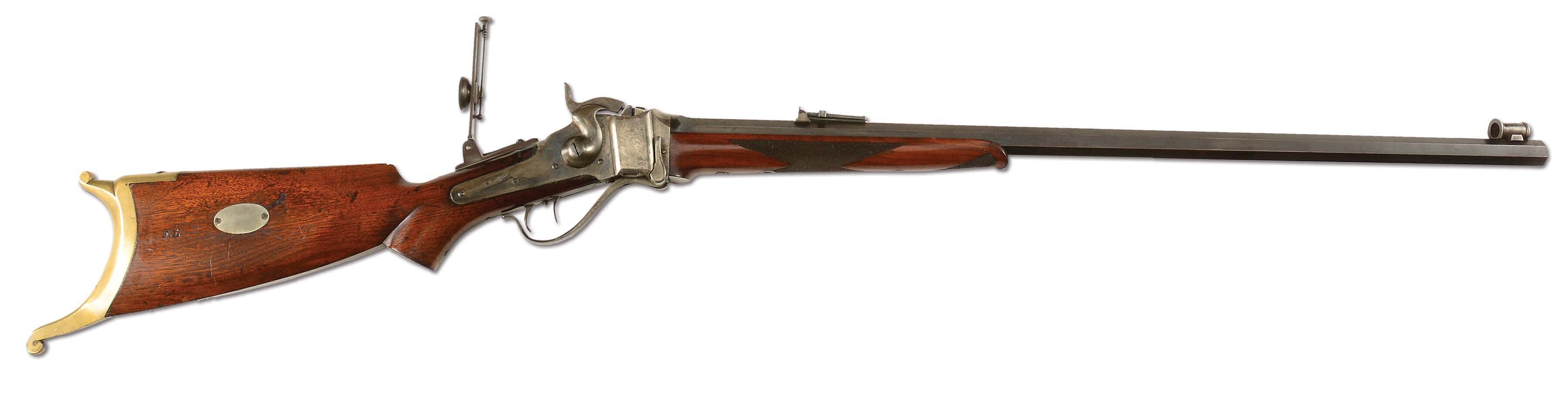 Sharps Model 1874 Schuetzen Rifle 1878 New York Central Schuetzen Corps original antique