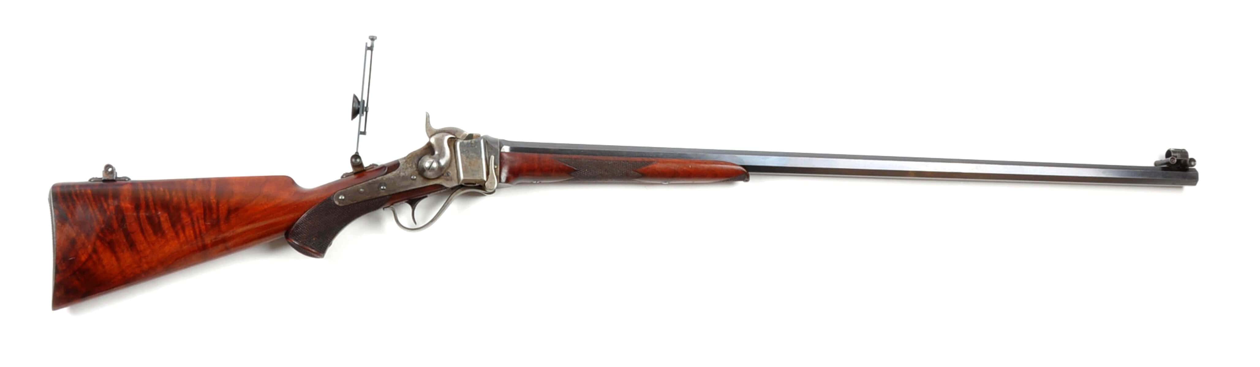 Sharps Long Range Model 1874 No 1 1876 Bridgeport factory antique original Sharps Rifle