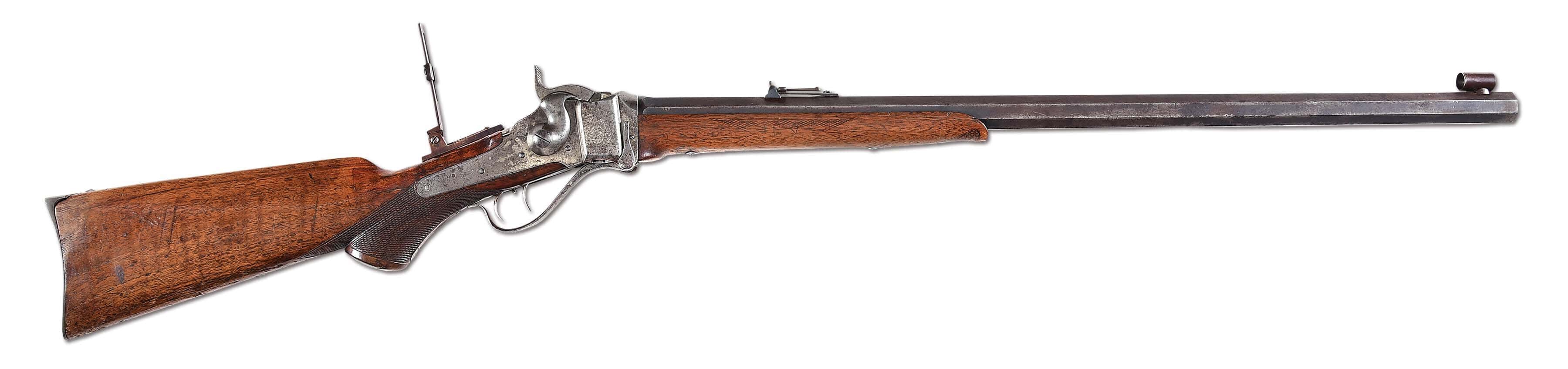 Sharps Model 1874 sporting rifle Captain E.M. Coates Fort Fetterman Wyoming 1875 antique original
