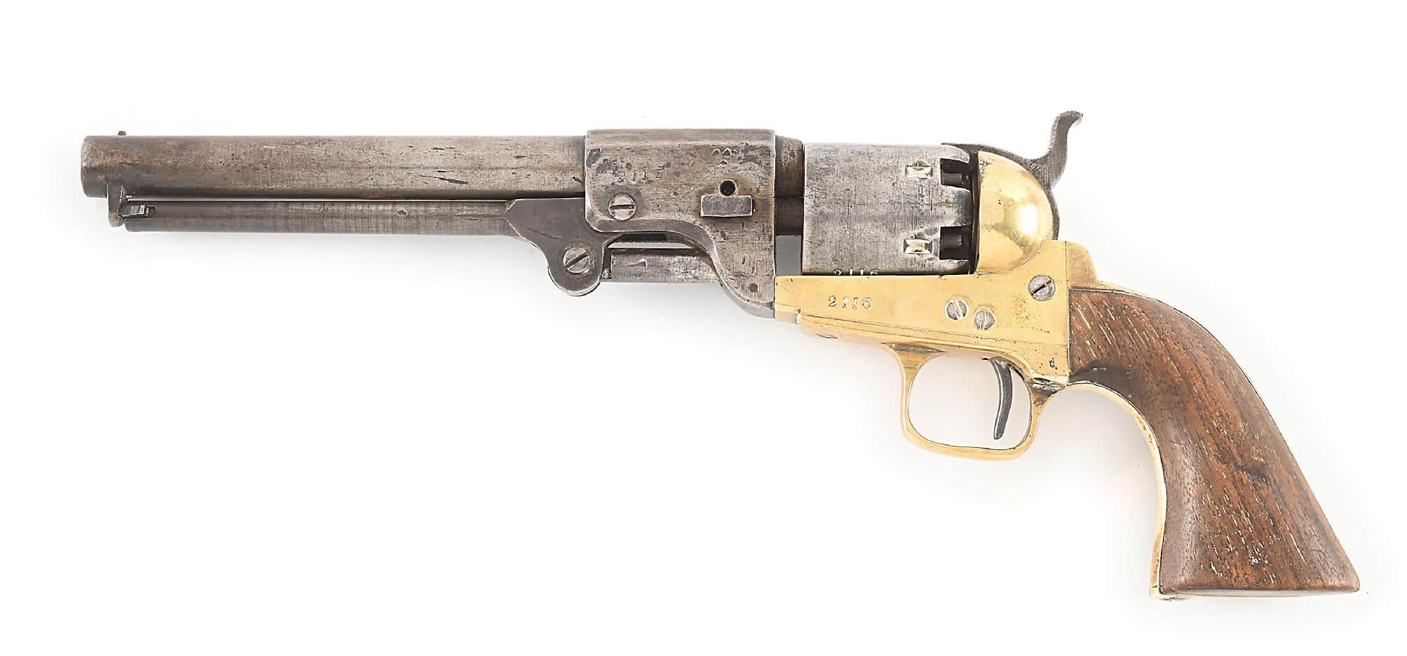 Confederate Griswold and Gunnison brass frame revolver 2nd Model
