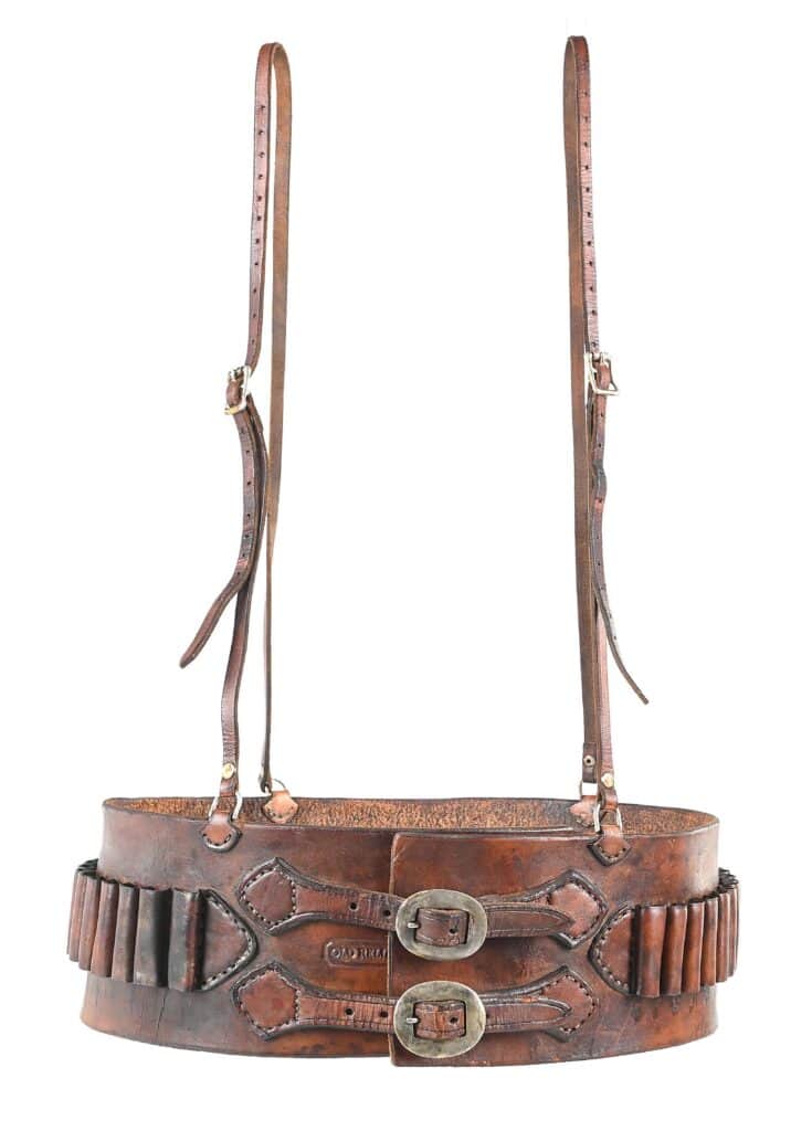 Sharps Old Reliable buffalo hunter's cartridge belt