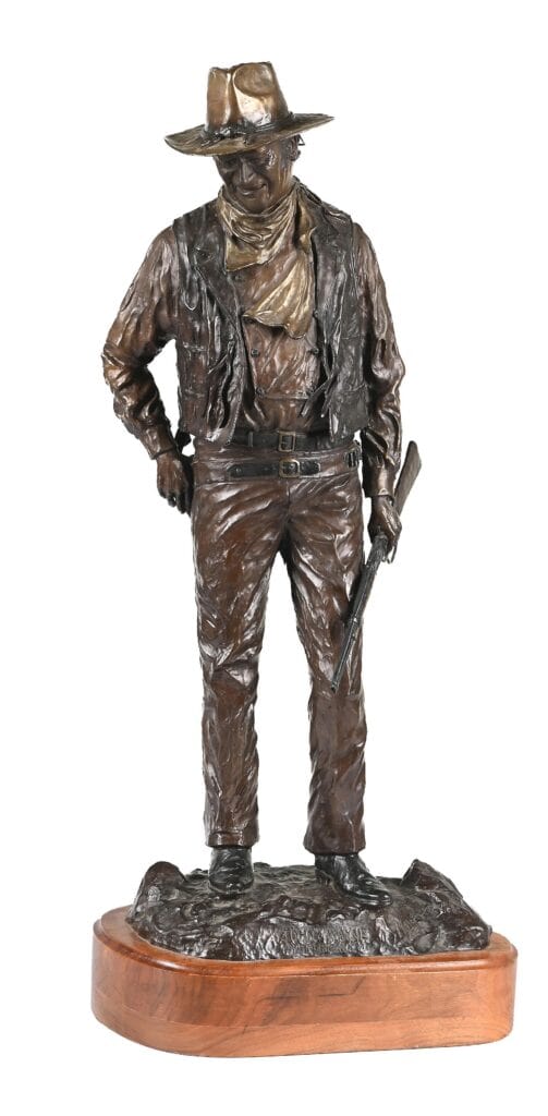 David Manuel bronze statue of John Wayne, The Duke