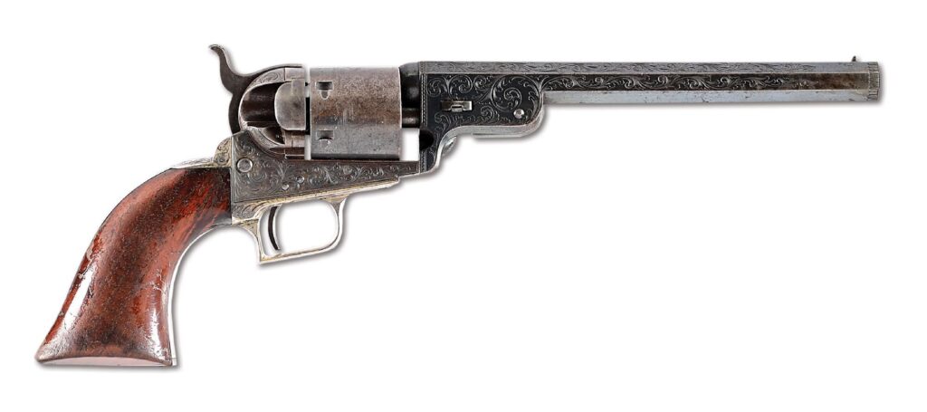 Prototype Colt 1851 Navy conversion single-action revolver