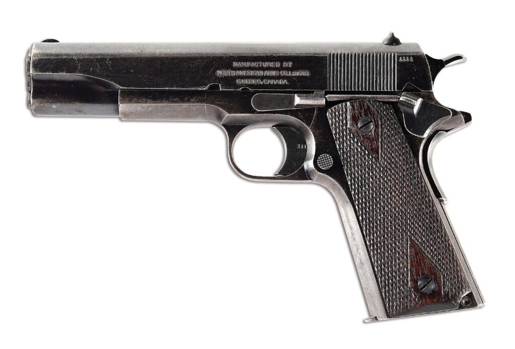 North American Arms Company Limited Model 1911 pistol, control number 1111