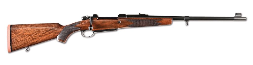 Rigby Big Game .416 bolt action rifle with case